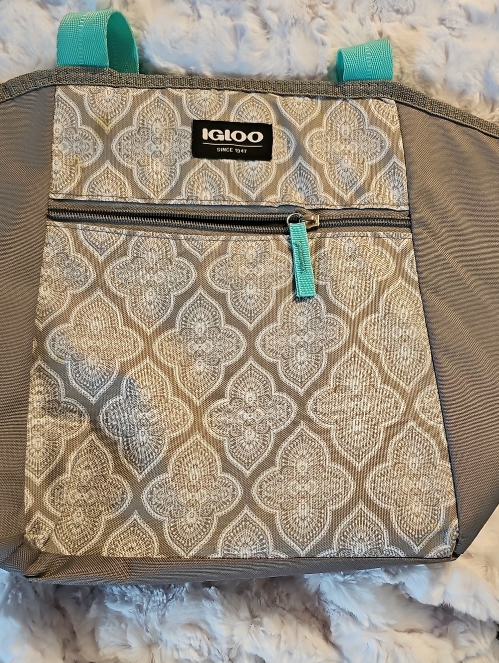 Igloo Teal-Blue Insulated Cooler Tote